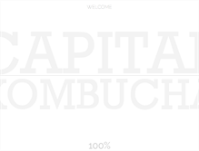 Tablet Screenshot of capitalkombucha.com